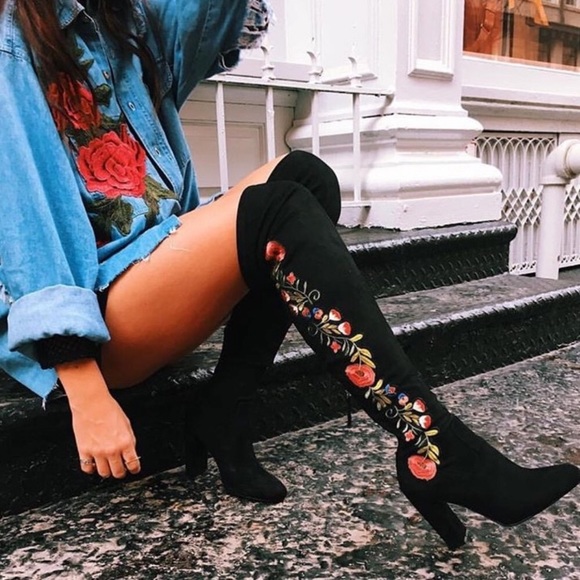 Steve Madden Shoes - 1DAYSALE🔥STEVE MADDEN BLACK OVER THE KNEE BOOTS